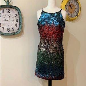 Ombré cocktail dress!